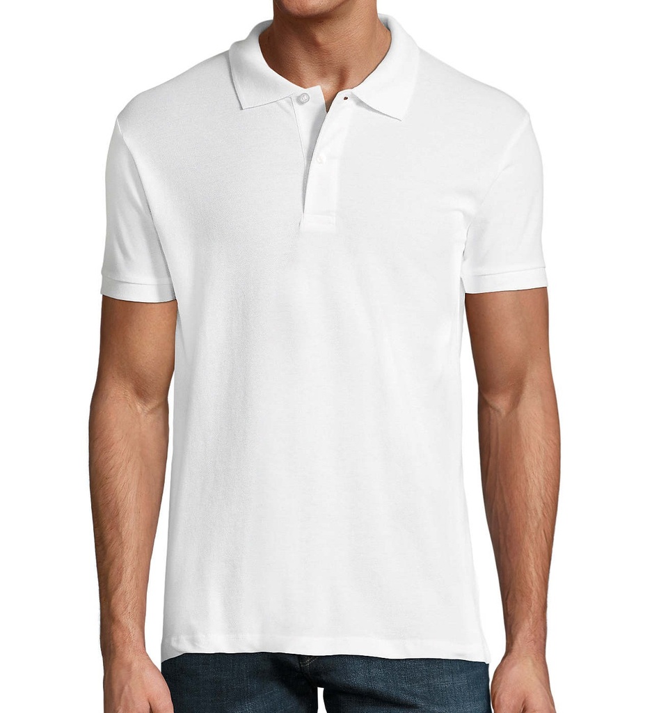 PERFECT. Polo Hombre, Manga Corta. 100% Algodón