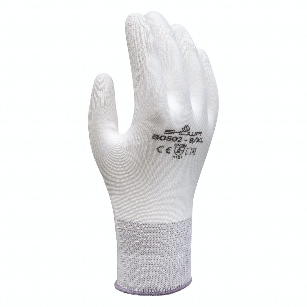 B0502W. Guante Recubierto de Poliuretano en Palma Cat.II (10 pares)