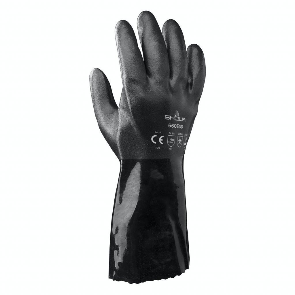 660 ESD. Guante de Seguridad Antiestáticos Cat.III (10 pares)