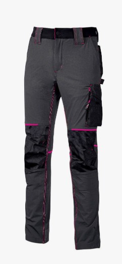ATOM Lady. Pantalón de trabajo Mujer SlimFit. 90% Nailon - 10% Spandex  