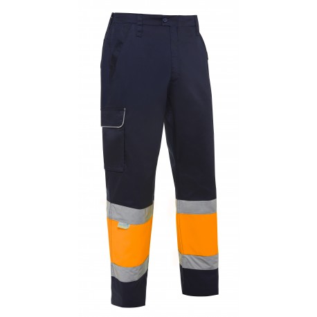 4761. Pantalón Hombre Alta Visibilidad Confort Fit. 65% Poliéster - 35% Algodón