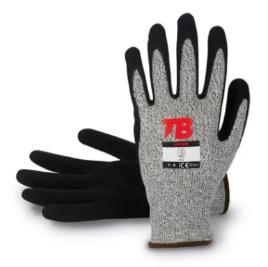 485MW. Guante de Nitrilo Recubierto en Palma con Protección al Corte Cat.II (10 pares)